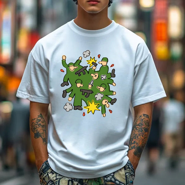 Graffiti Cotton T-shirt