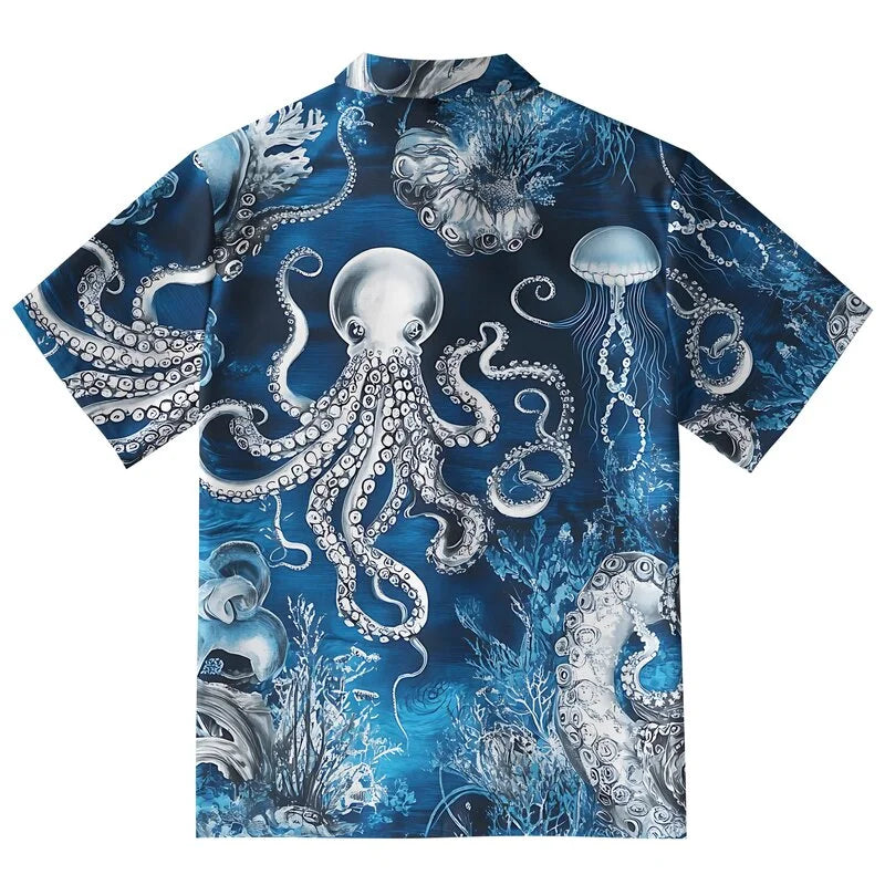 Deep Sea Octopus Button-up Shirt