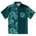 Tropical Ripple Flowers Button-up Shirt