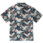 Cranes And Chrysanthemums Aloha Hawaiian Shirt