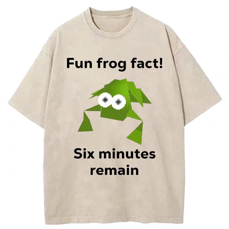 Funny Frog Kanji Washed T-Shirt