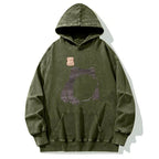 Matsumoto Hoji Woodblock Print Frog Washed Hoodie