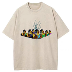 Samurai Ducks Washed T-Shirt