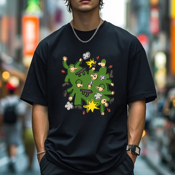 Graffiti Cotton T-shirt