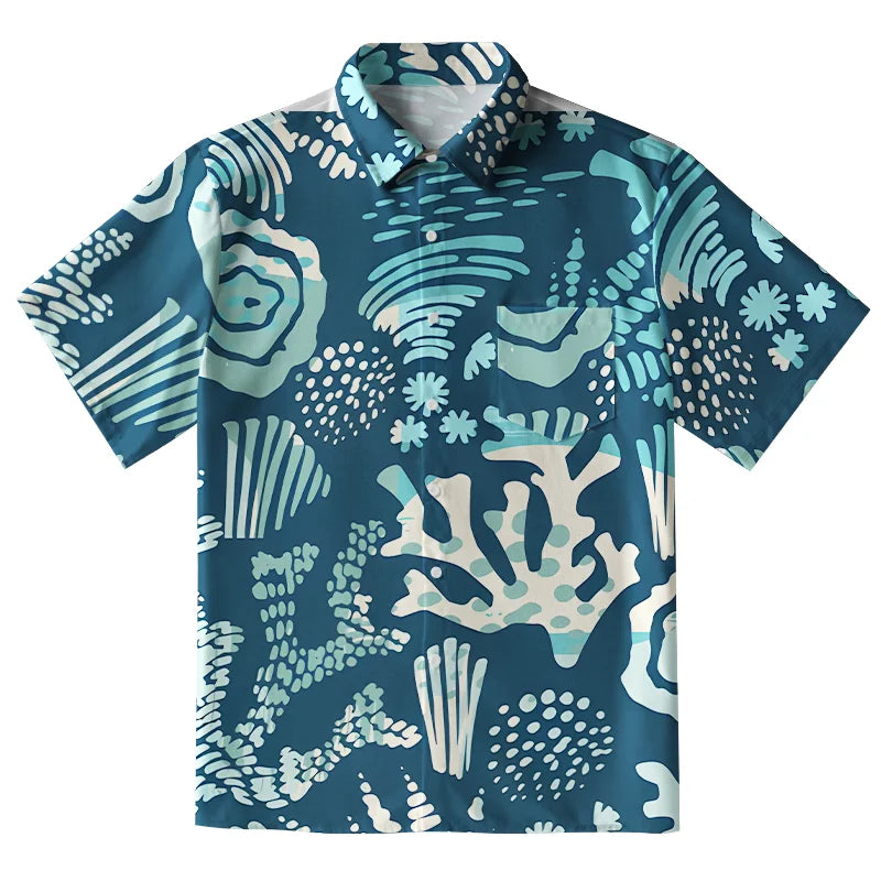 Ocean Coral Button-up Shirt