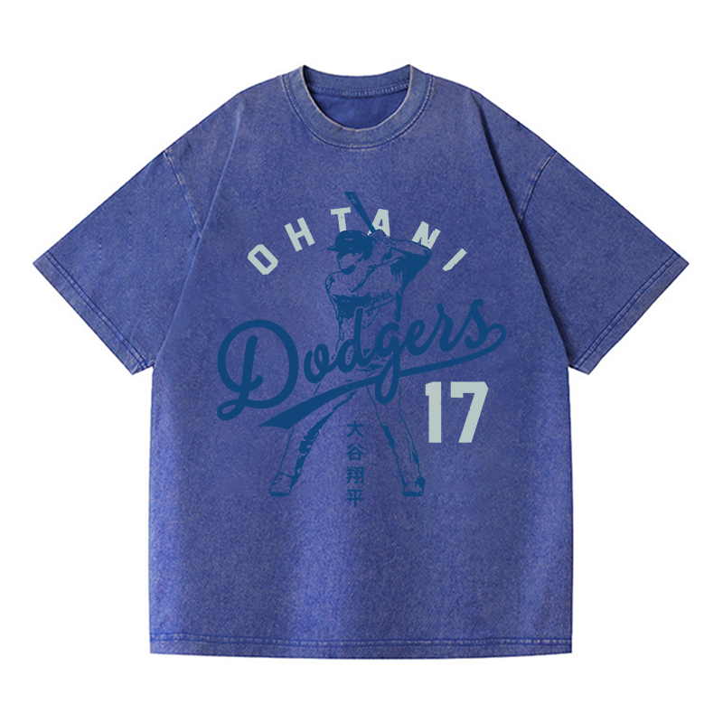 Dodger Vintage Wash Japanese Design T-Shirt