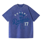 Dodger Vintage Wash Japanese Design T-Shirt