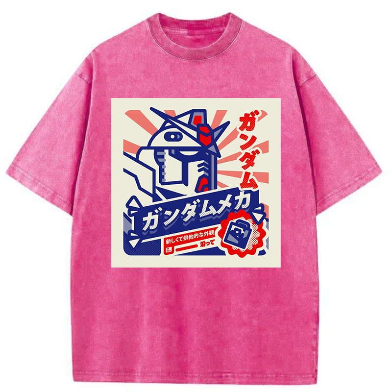 Robot warrior Washed T-Shirt
