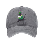 Black Cat Appreciation Day Washed Cap