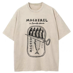 Sardine Fish In Tomato Sauce Washed T-Shirt