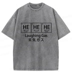 Funny Laughing Gas Washed T-Shirt