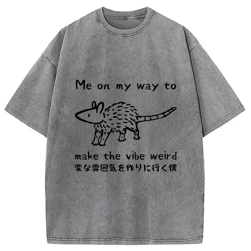 Making The Vibe Weird Washed T-Shirt