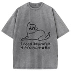 Cats Who Need Ibuprofen Washed T-Shirt