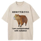 Capybara Contaminated By Radiation Washed T-Shirt