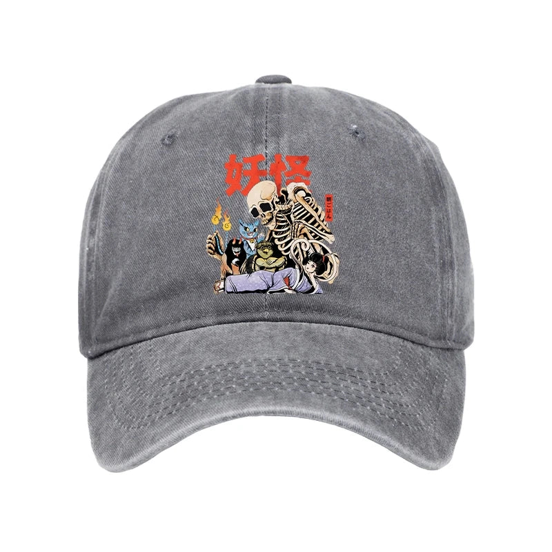 The Yokai Club Washed Cap