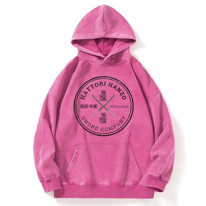 Hattori Hanzo Sword Company Washed Hoodie