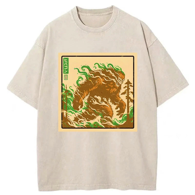 Walking Monkey Demon Washed T-Shirt