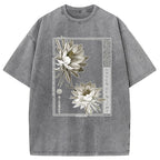 Japanese Epiphyllum Washed T-Shirt