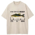 Largemouth Bass Anatomy Washed T-Shirt