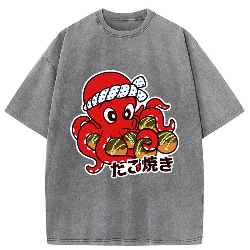 Homemade Takoyaki Washed T-Shirt