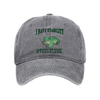 Mentally Stable Assassin Frog Washed Cap