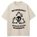 Unisex 3R Skull  Washed T-Shirt