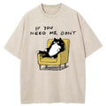 Unisex Unavailable Cat Washed T-Shirt