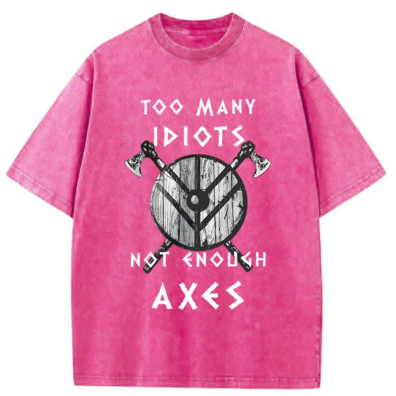 Unisex Viking Quotes Meme Washed T-Shirt