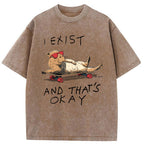 Unisex Existentially Chill Washed T-Shirt