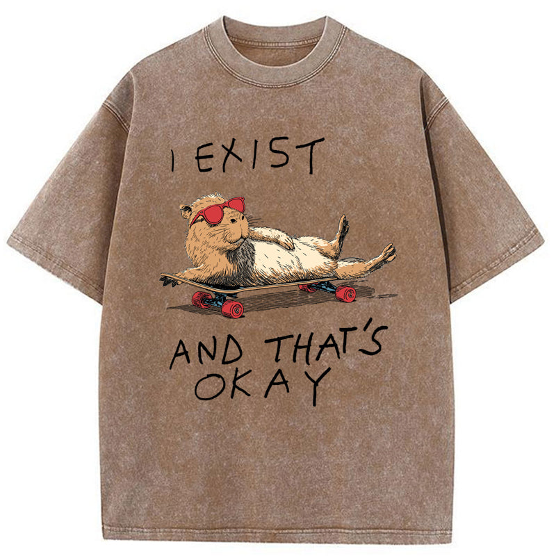 Unisex Existentially Chill Washed T-Shirt