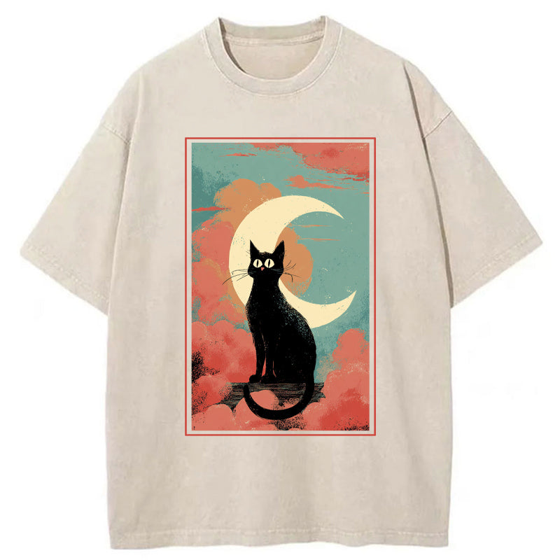Unisex The Crescent Watcher Washed T-Shirt