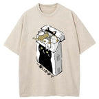 Unisex Have A Catgarette？ Washed T-Shirt