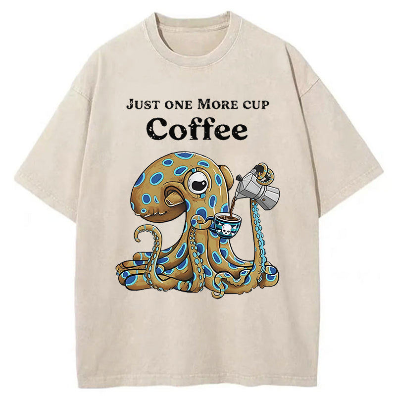 Unisex Poisoned Coffee Washed T-Shirt