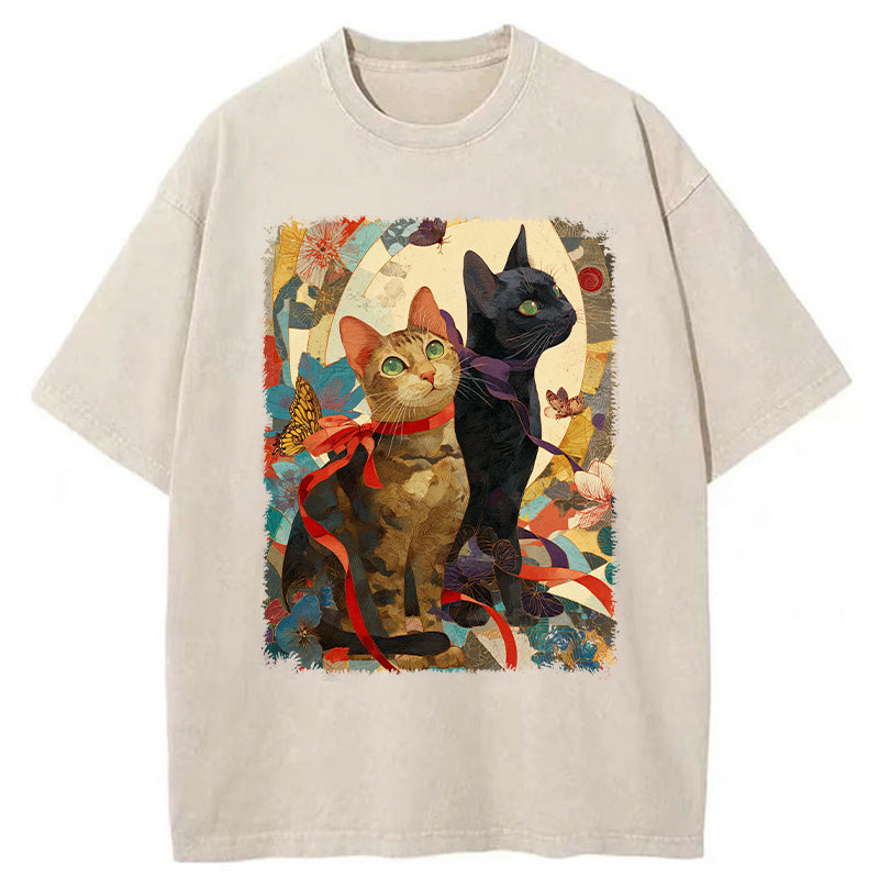 Unisex Ribbon Riot Washed T-Shirt