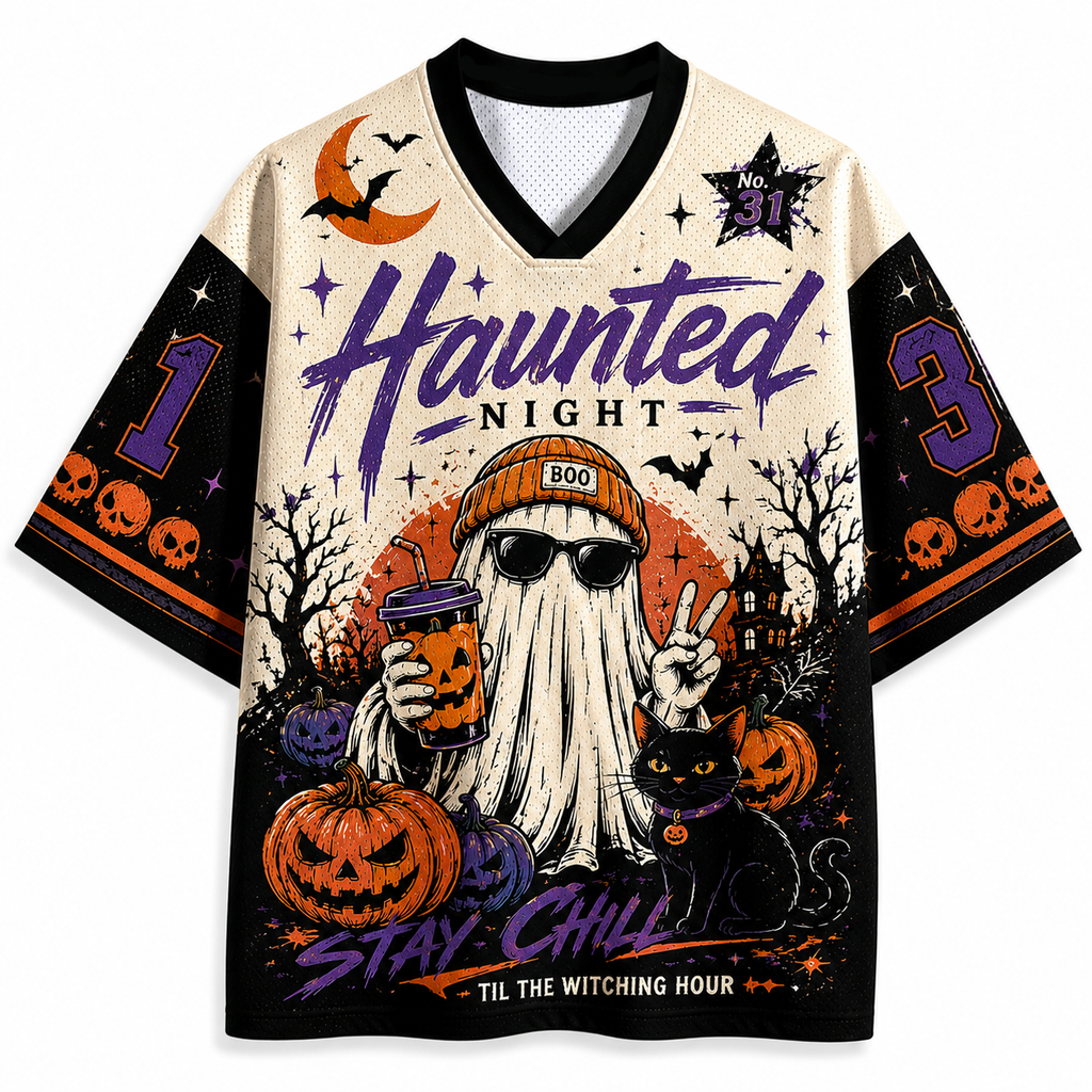 Haunted Chill Jersey Shirts