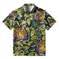 Tiger In The Jungle Button-up Shirt