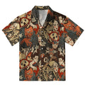 Japanese Geisha And Yokai Aloha Hawaiian Shirt