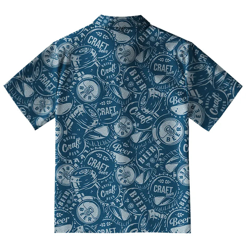 Craft Beer Aloha Hawaiian Shirt