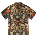 Japanese Geisha And Yokai Aloha Hawaiian Shirt