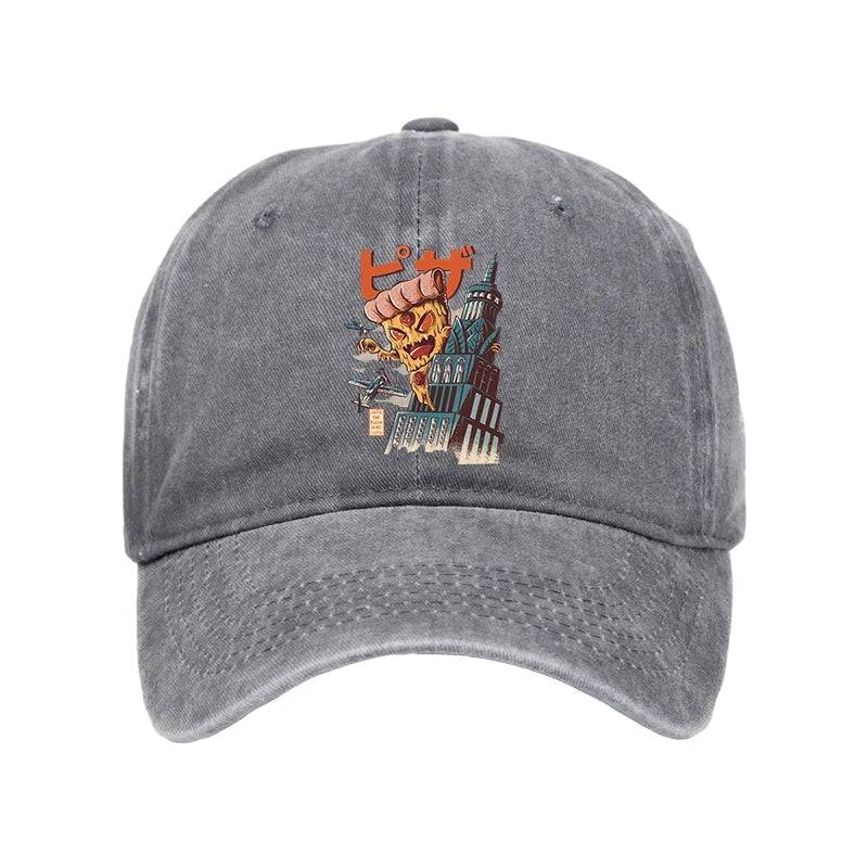 Great Pizza Kaiju Japanese Washed Cap