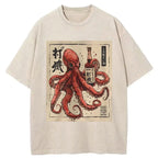Osaka Saké Octopus Washed T-Shirt