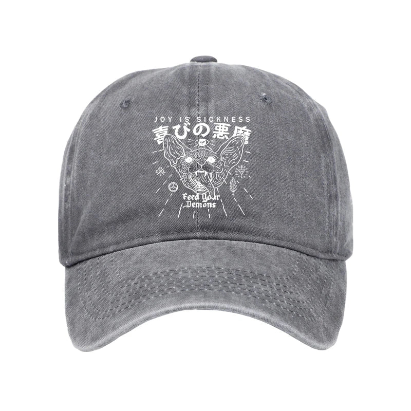 Joy Is Sickness Washed Cap