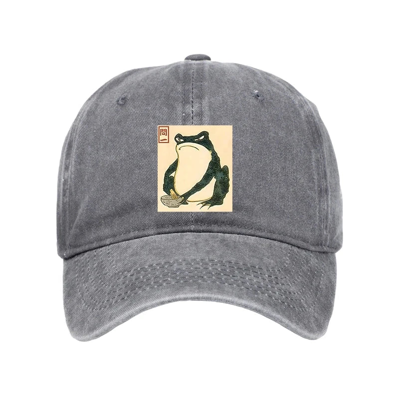 Matsumoto Hoji Japanese Frog Washed Cap