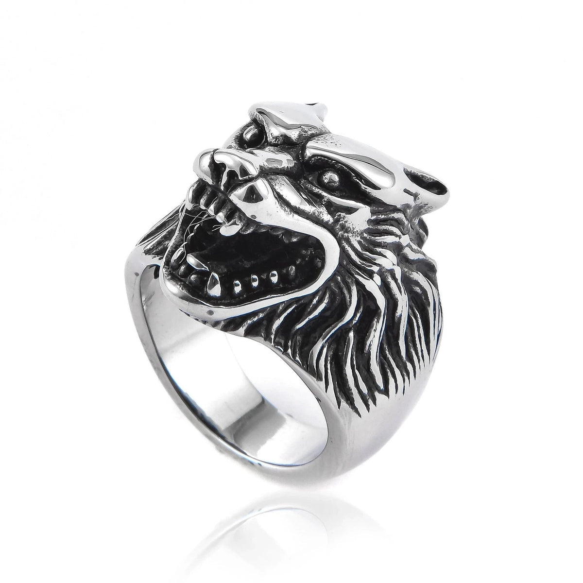 Everwild Courage Wolf Ring