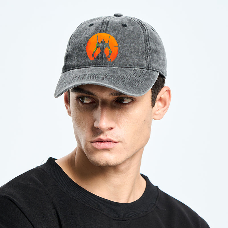 Robot Warrior Vintage Washed Cap