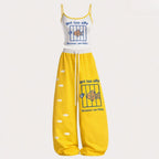 Fish Got Too Silly Top & Elasticated Trousers Two-Piece Set