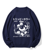 Trippy Horror Cotton Sweatshirt