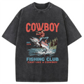 Vintage Cowboy Fish Washed T-Shirt