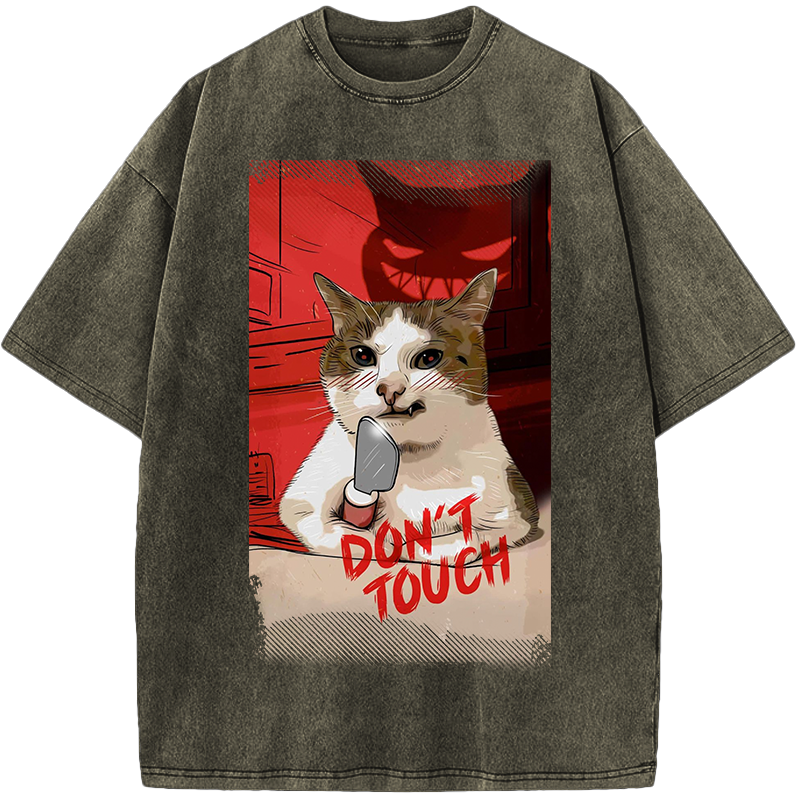 Unisex Touch It and See Vintage Washed T-Shirt