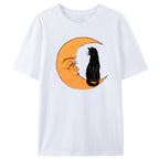 Cat On The Moon Classic T-Shirt